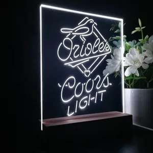 Baltimore Orioles Coors Light LED Desk Light