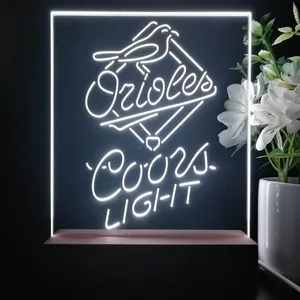 Baltimore Orioles Coors Light LED Desk Light