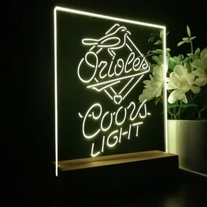 Baltimore Orioles Coors Light LED Desk Light