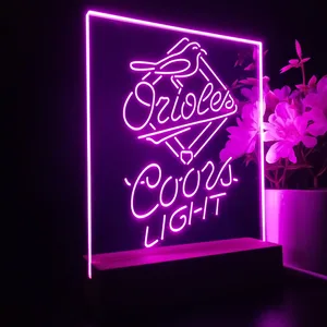 Baltimore Orioles Coors Light LED Desk Light