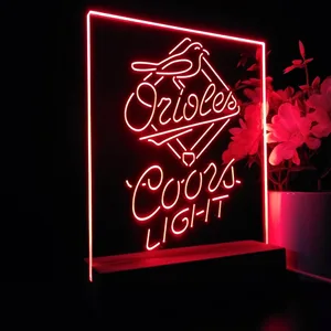 Baltimore Orioles Coors Light LED Desk Light