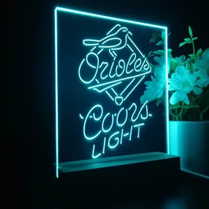 Baltimore Orioles Coors Light LED Desk Light