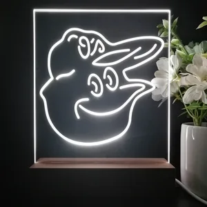 Baltimore Orioles Mascot LED Desk Light