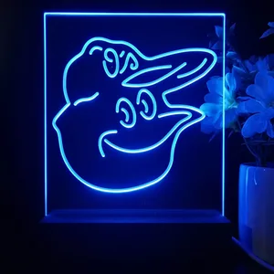 Baltimore Orioles Mascot LED Desk Light
