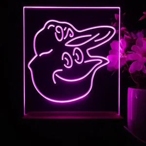 Baltimore Orioles Mascot LED Desk Light