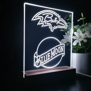 Baltimore Ravens Blue Moon LED Desk Light