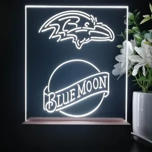 Baltimore Ravens Blue Moon LED Desk Light