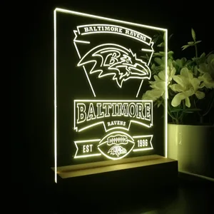 Baltimore Ravens EST 1996 LED Desk Light