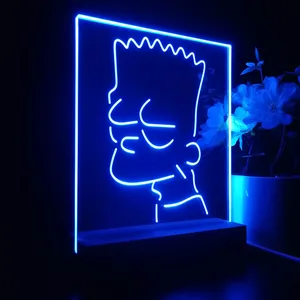 Bart Simpson Head LED Desk Light