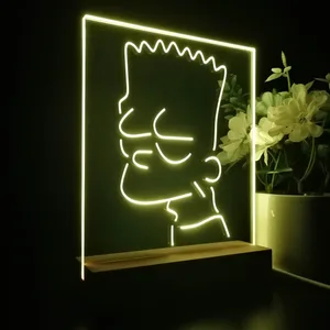Bart Simpson Head LED Desk Light