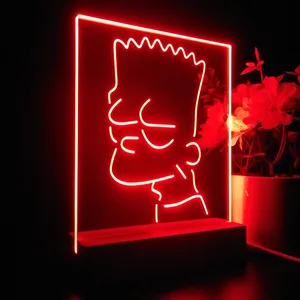Bart Simpson Head LED Desk Light