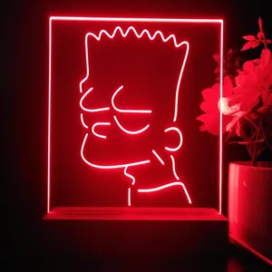 Bart Simpson Head LED Desk Light