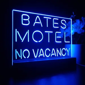 Bates Motel No Vacancy LED Desk Light