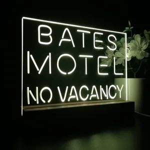 Bates Motel No Vacancy LED Desk Light