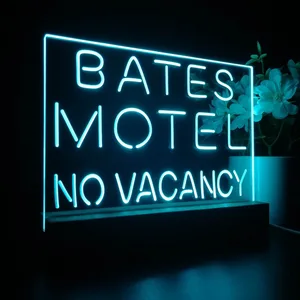 Bates Motel No Vacancy LED Desk Light