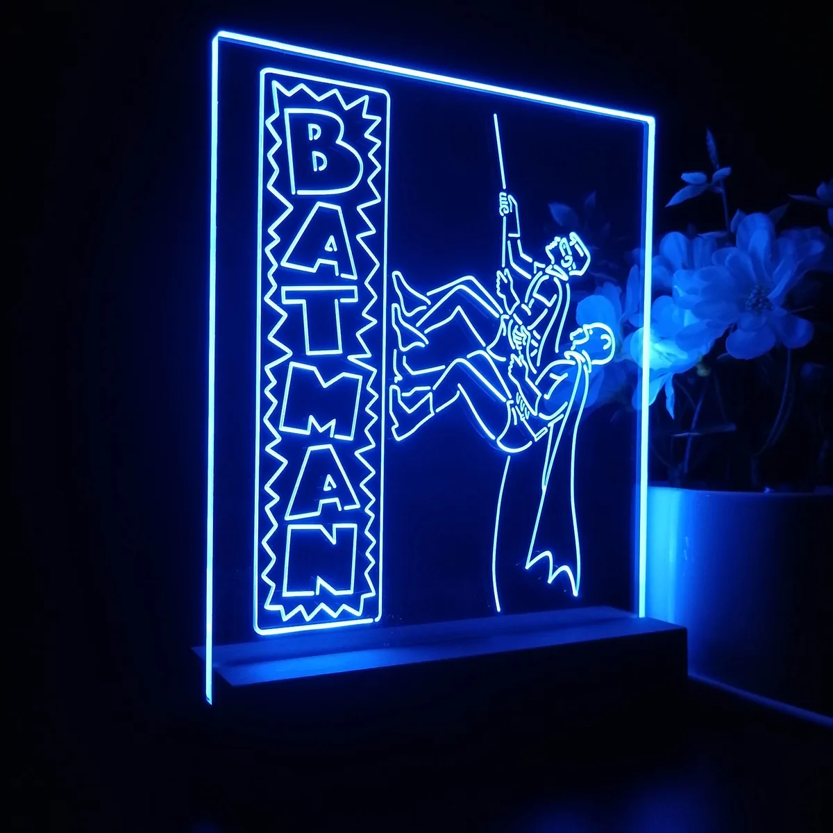 Batman and Robin LED Desk Light