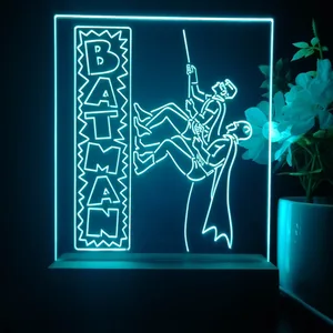 Batman and Robin LED Desk Light