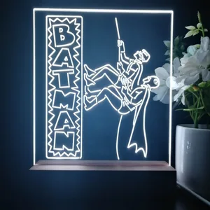 Batman and Robin LED Desk Light