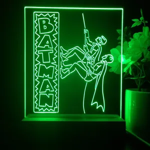 Batman and Robin LED Desk Light