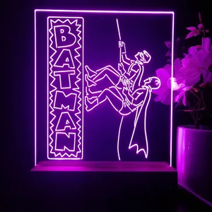 Batman and Robin LED Desk Light