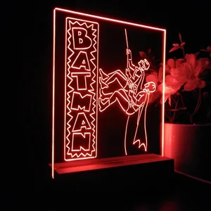Batman and Robin LED Desk Light