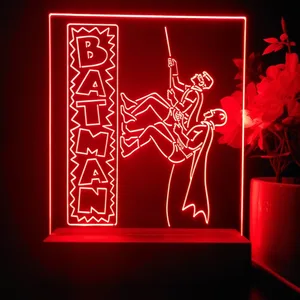 Batman and Robin LED Desk Light