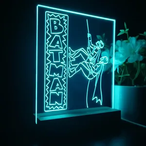 Batman and Robin LED Desk Light