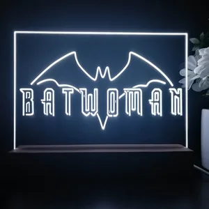 Batwoman Logo LED Desk Light