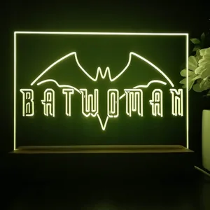 Batwoman Logo LED Desk Light