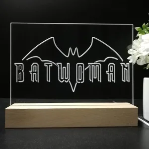 Batwoman Logo LED Desk Light