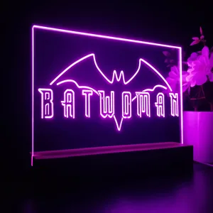 Batwoman Logo LED Desk Light