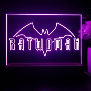 Batwoman Logo LED Desk Light