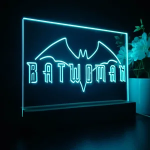 Batwoman Logo LED Desk Light
