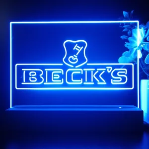 Beck's Key Logo LED Desk Light