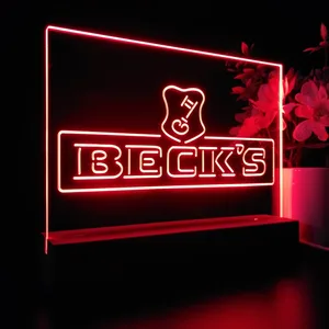 Beck's Key Logo LED Desk Light