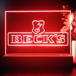 Beck's Key Logo LED Desk Light