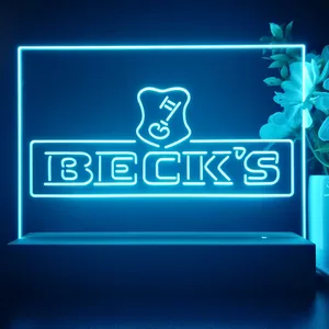 Beck's Key Logo LED Desk Light