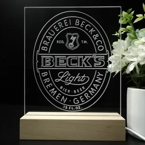 Becks Light Logo LED Desk Light