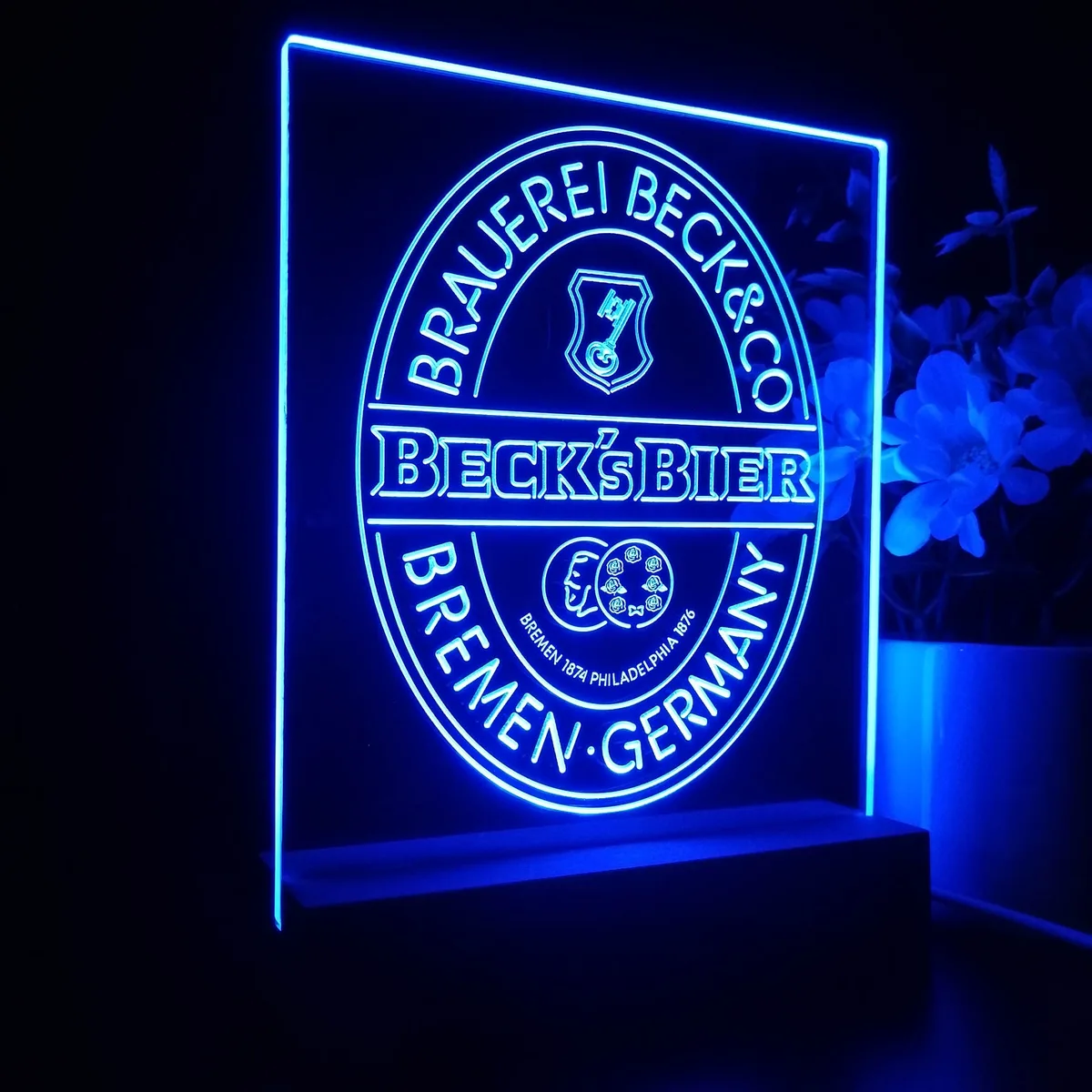 Beck's Logo LED Desk Light
