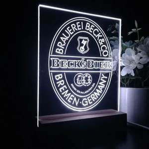 Beck's Logo LED Desk Light