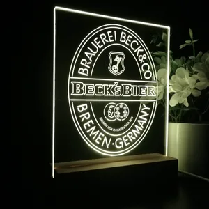 Beck's Logo LED Desk Light