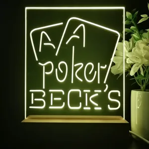 Beck's Poker LED Desk Light