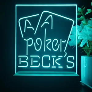Beck's Poker LED Desk Light