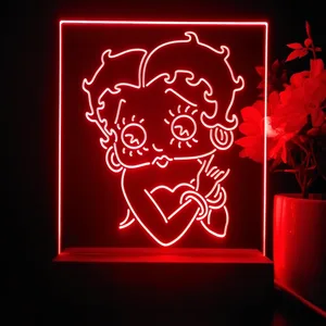 Betty Boop Close Up LED Desk Light