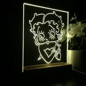 Betty Boop Close Up LED Desk Light
