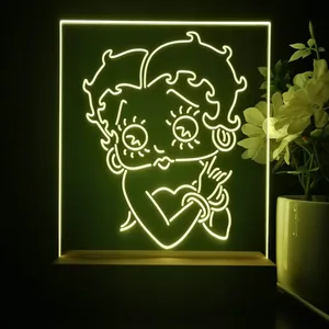 Betty Boop Close Up LED Desk Light