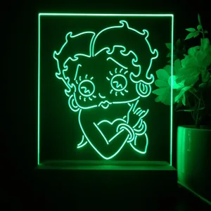 Betty Boop Close Up LED Desk Light