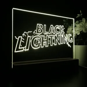 Black Lightning LED Desk Light