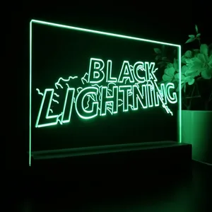 Black Lightning LED Desk Light