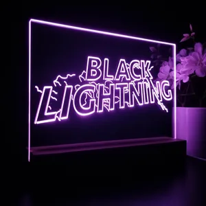 Black Lightning LED Desk Light